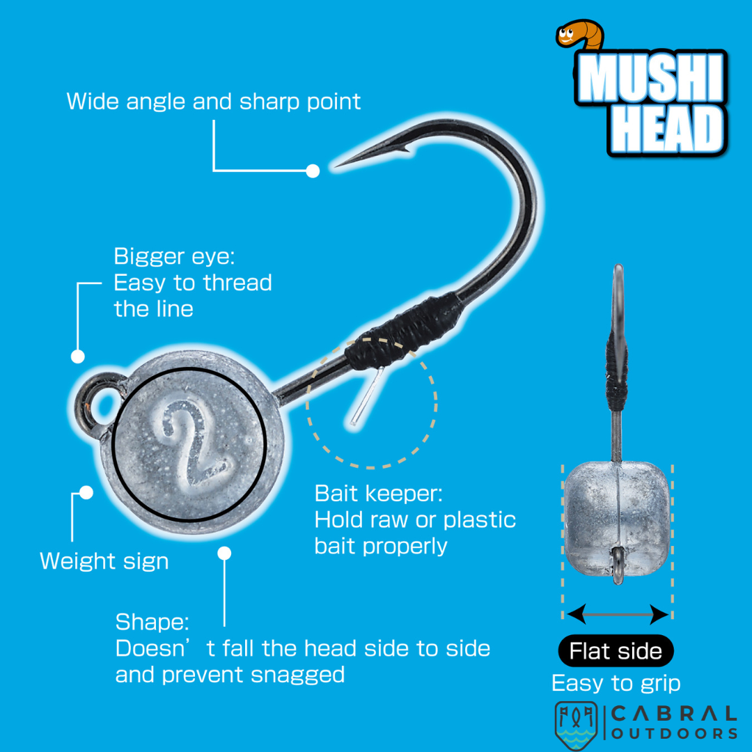 Owner Cultiva JH-89 Mushi Jighead | Weight:2g-6g Jig Head Owner Cabral Outdoors