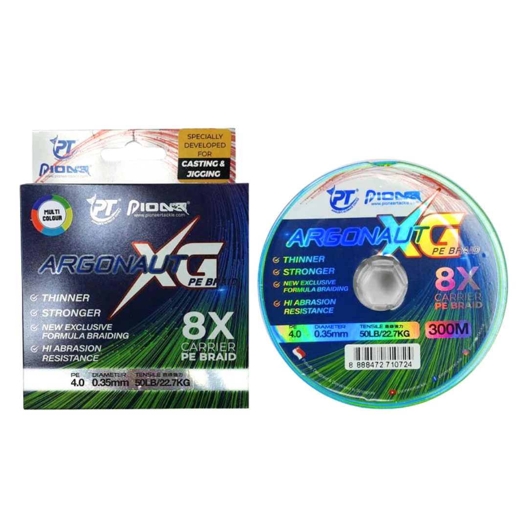 Pioneer Argonaut XG 8X Braid Line | 50-60lb | 300m