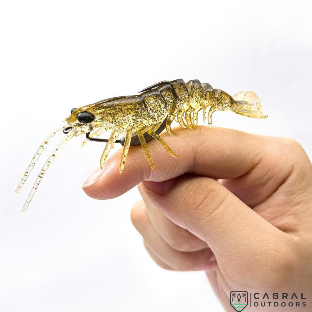 Savage Gear Manic Shrimp Weedless RTF WL | Pack of 2 | Size: 3inch-3.5inch | Weight:-6g-9g Shrimp Savage Gear Cabral Outdoors