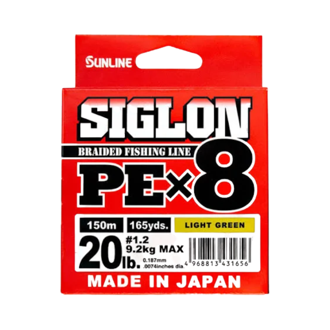 Sunline Siglon Braided Fishing Line PE X8 | 300m |30lb-50lb