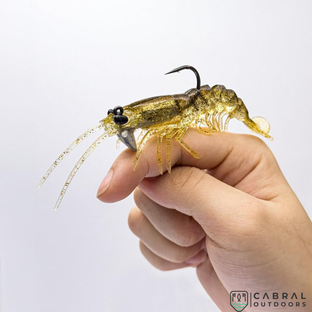 Savage Gear Manic Shrimp RTF | Pack of 2 | Size: 3inch-4.25inch | Weight:-7g-24g Shrimp Savage Gear Cabral Outdoors