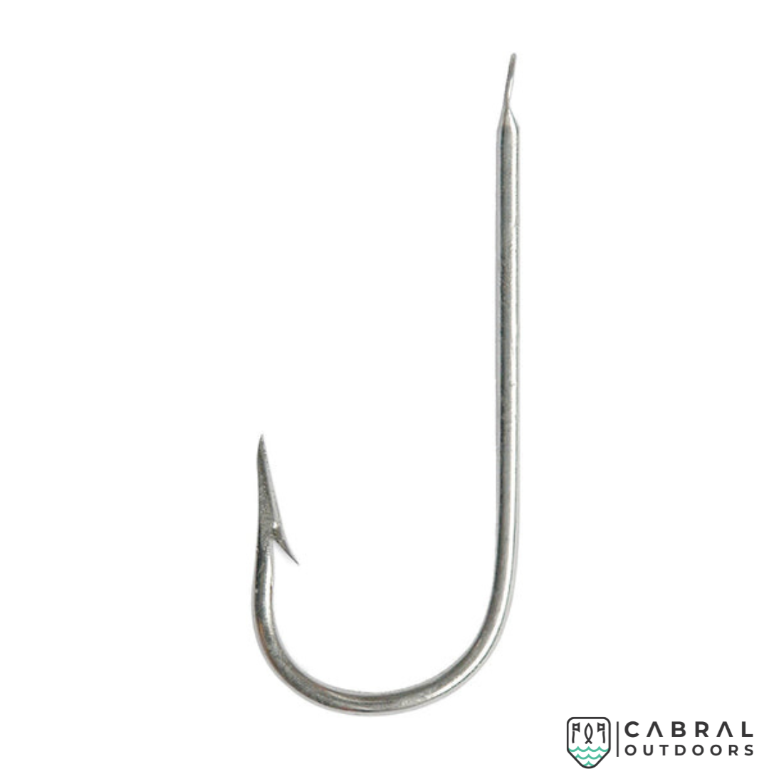 Mustad Round Bent Sea Single Hooks 2315 |100 Pcs| Size: 10-25 Live Bait Hooks Mustad Cabral Outdoors