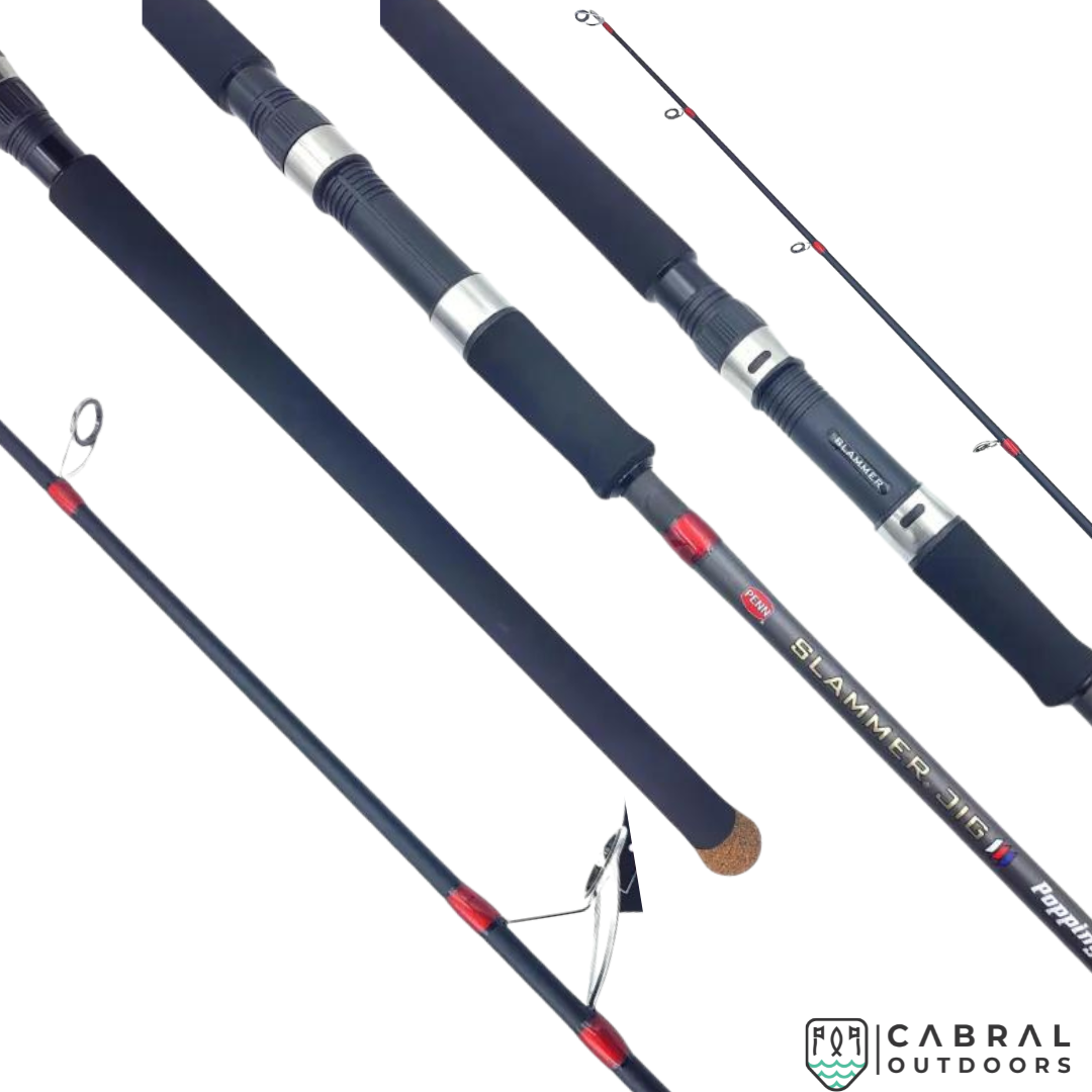 Penn Slammer 7ft-7.3ft Popping Rod Jigging Rod Penn Cabral Outdoors