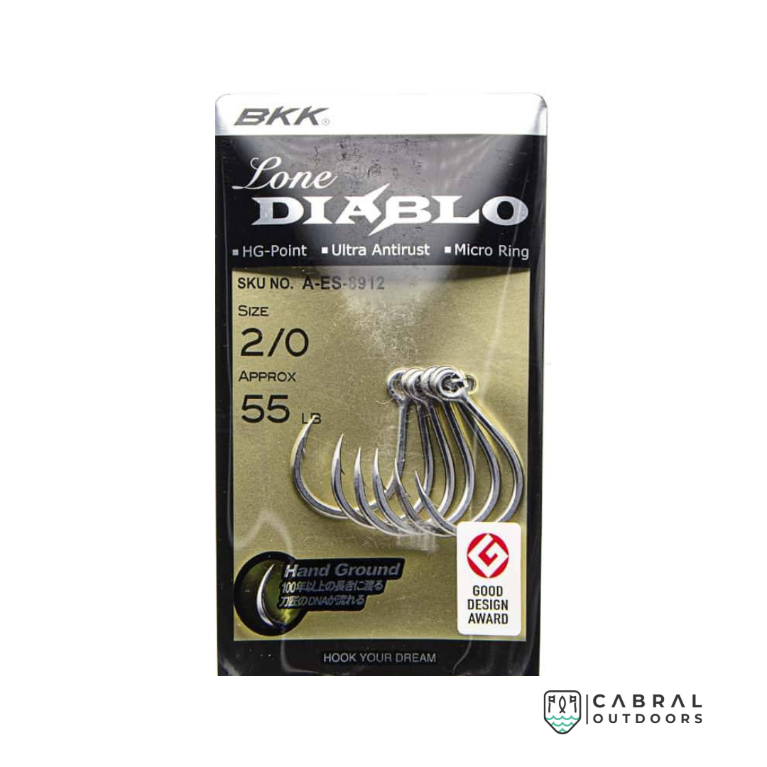 BKK Lone Diablo Hook | Size 2/0 - 7/0