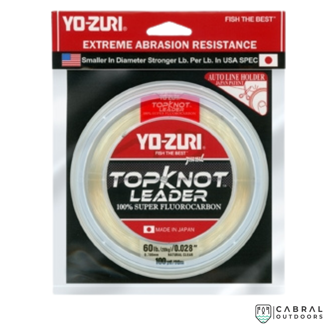Yo-Zuri Topknot Fluorocarbon Leader | 27m |50lb-80lb Braided Line YO-ZURI Cabral Outdoors