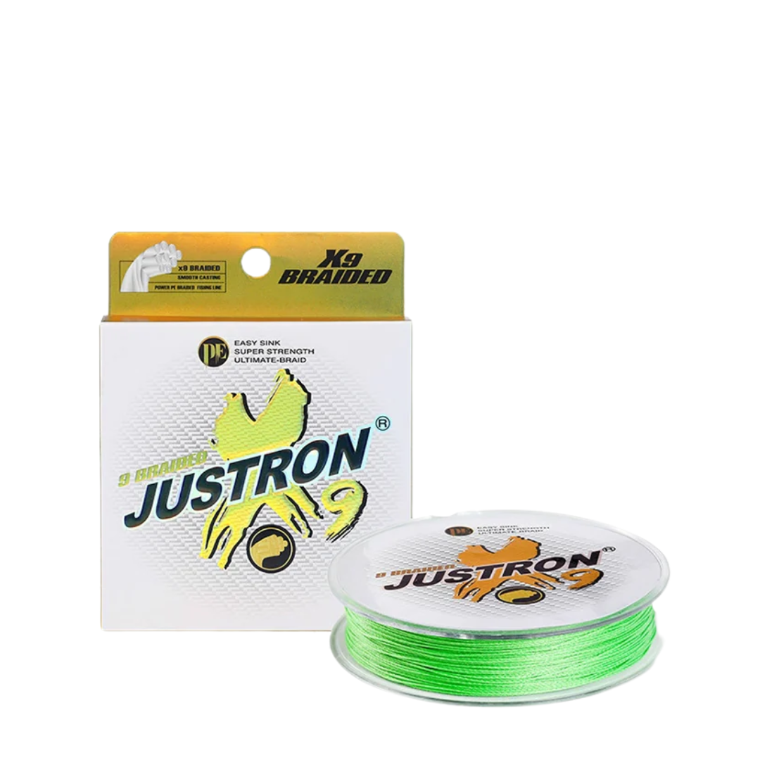 Justron 9x Braided Fishing Line – 100m Braided Line Justron Cabral Outdoors