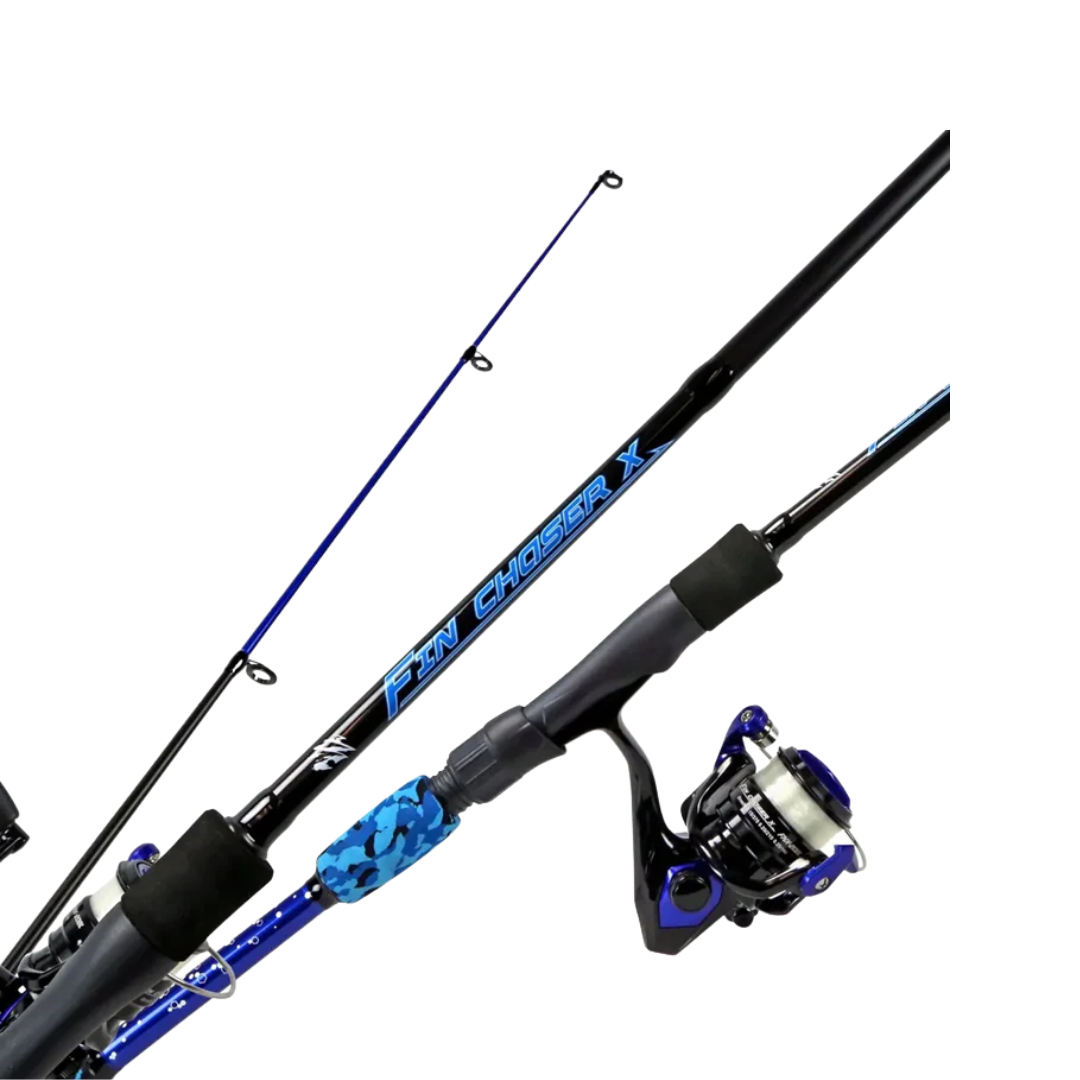 Okuma Fin Chaser "X" Series Combos 8ft Rod-6000 Reel FNX-802MH-60BL Spinning Reels Okuma Cabral Outdoors