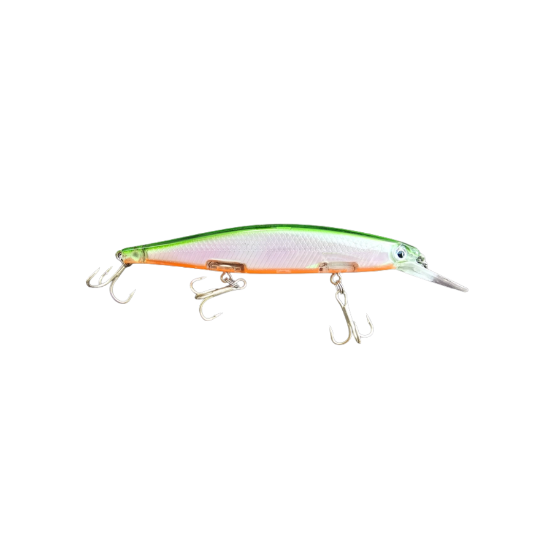 Hawas Power Rap Hard Lures|125mm|12.5g Sinking Minnow Hawas Cabral Outdoors