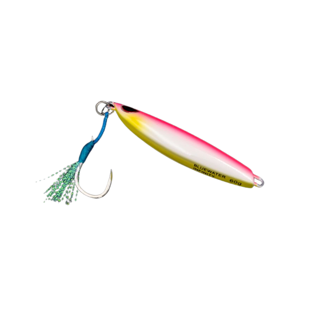 Infinity Jigs 30g-60g with Assist Hooks Jigs Blue Water Cabral Outdoors