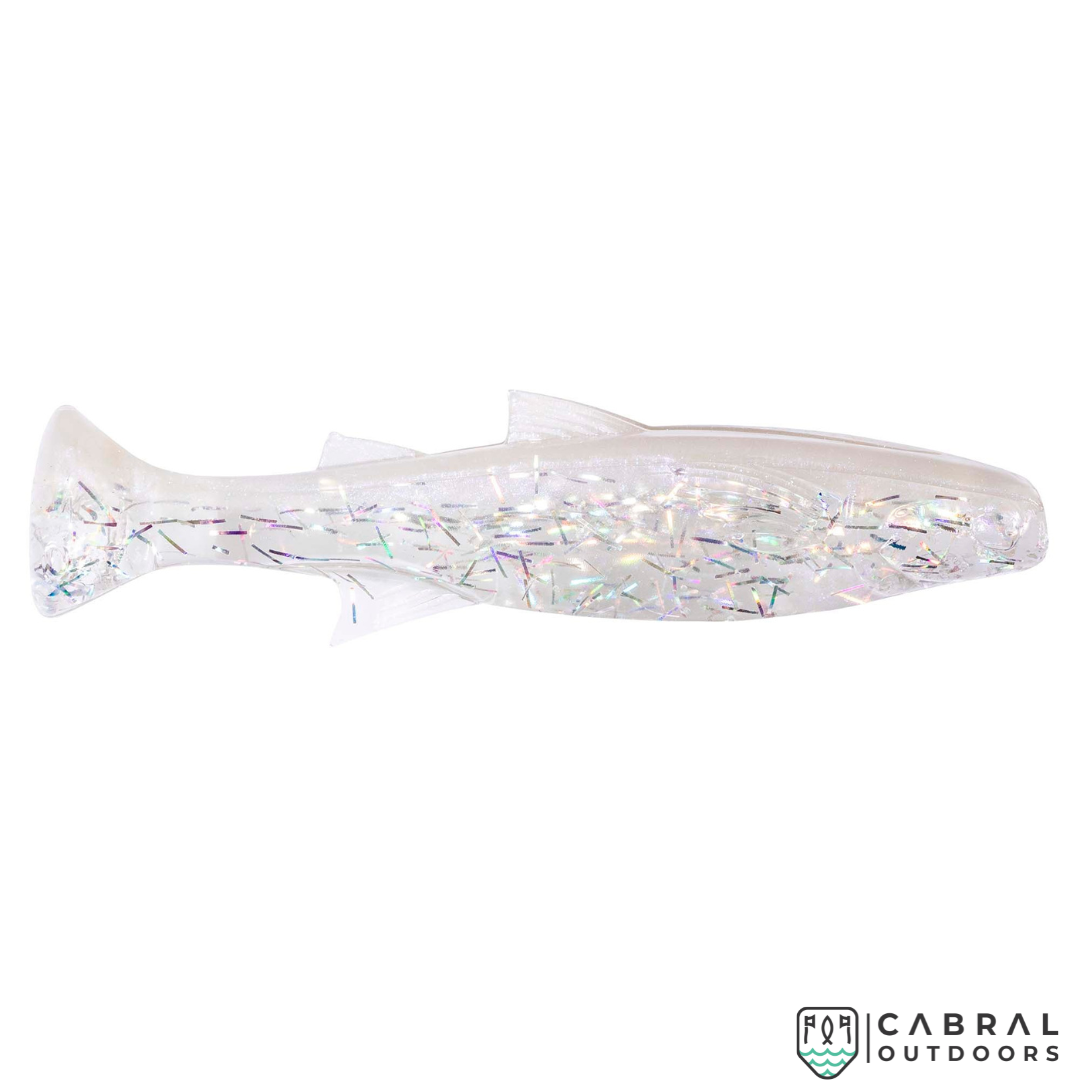 Zman Mulletron™ Loose Body 10x Tough Elaztech | Size:-3.3" | 4pcs/pkt Soft Bait Zman Cabral Outdoors