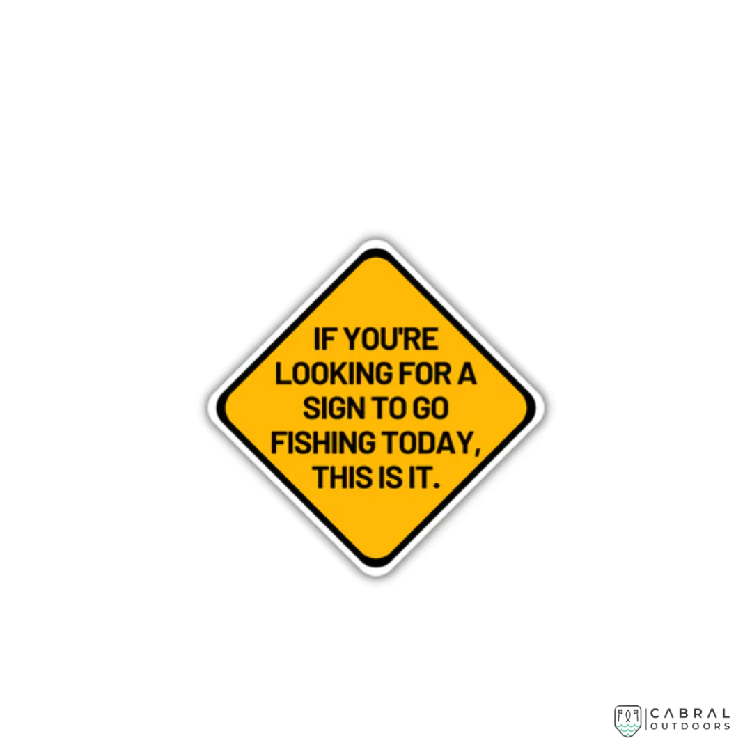 Wave Theory | Fishing Sign | Fridge Magnet Fridge Magnet WaveTheory Cabral Outdoors