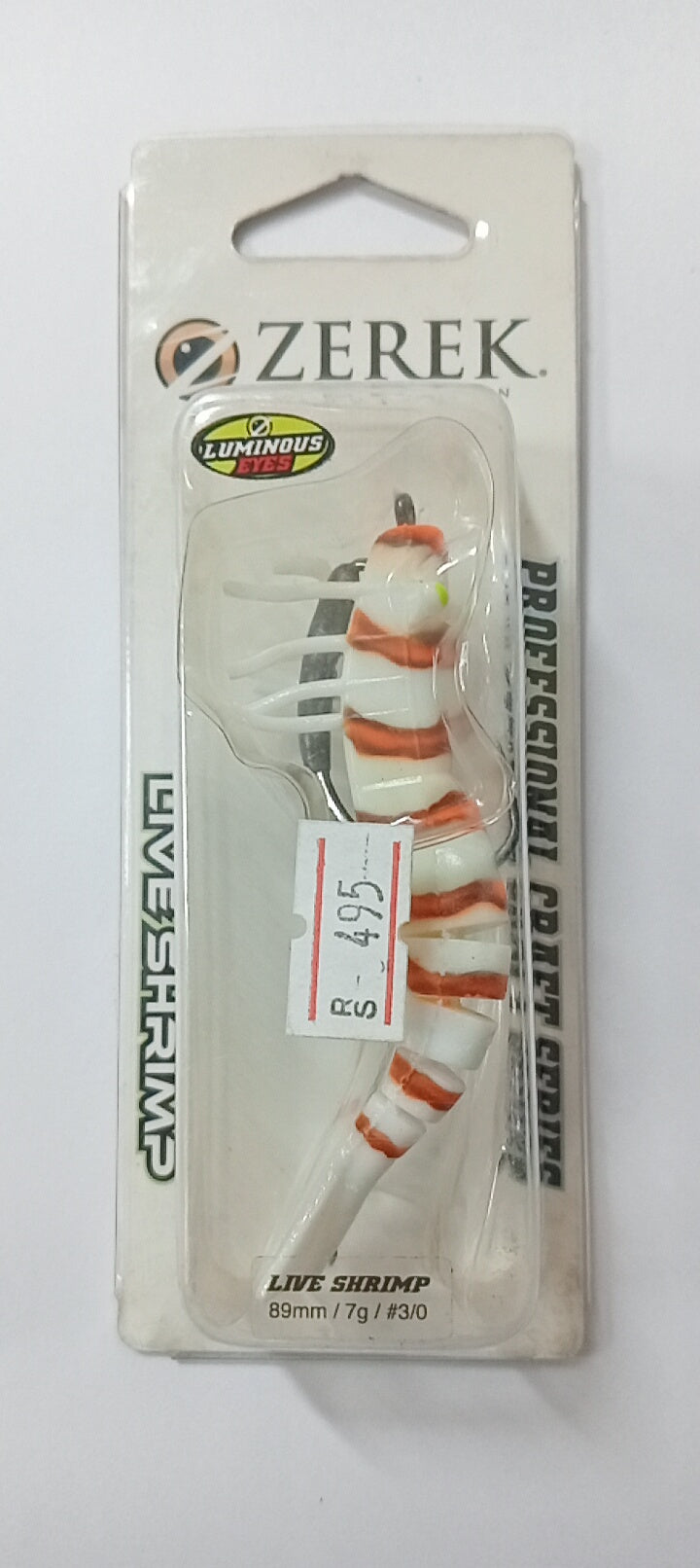 (Stock Clearance) Zerek Live Shrimp 89mm | 7g | #3/0.
