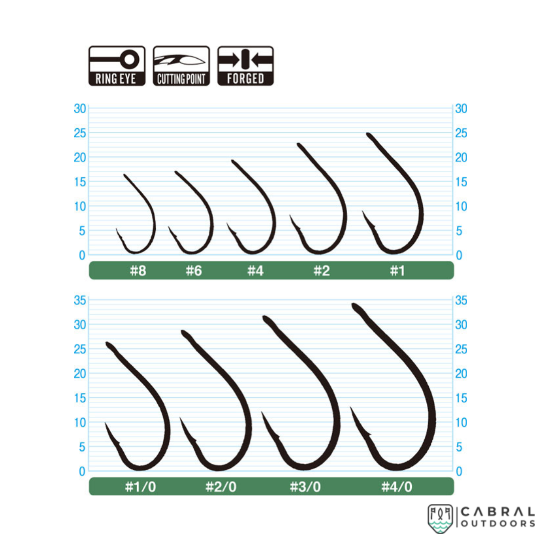 Owner 5106-101 Flyliner Live Bait Hook | Size : 1 | 7 pcs per pack Hooks Owner Cabral Outdoors