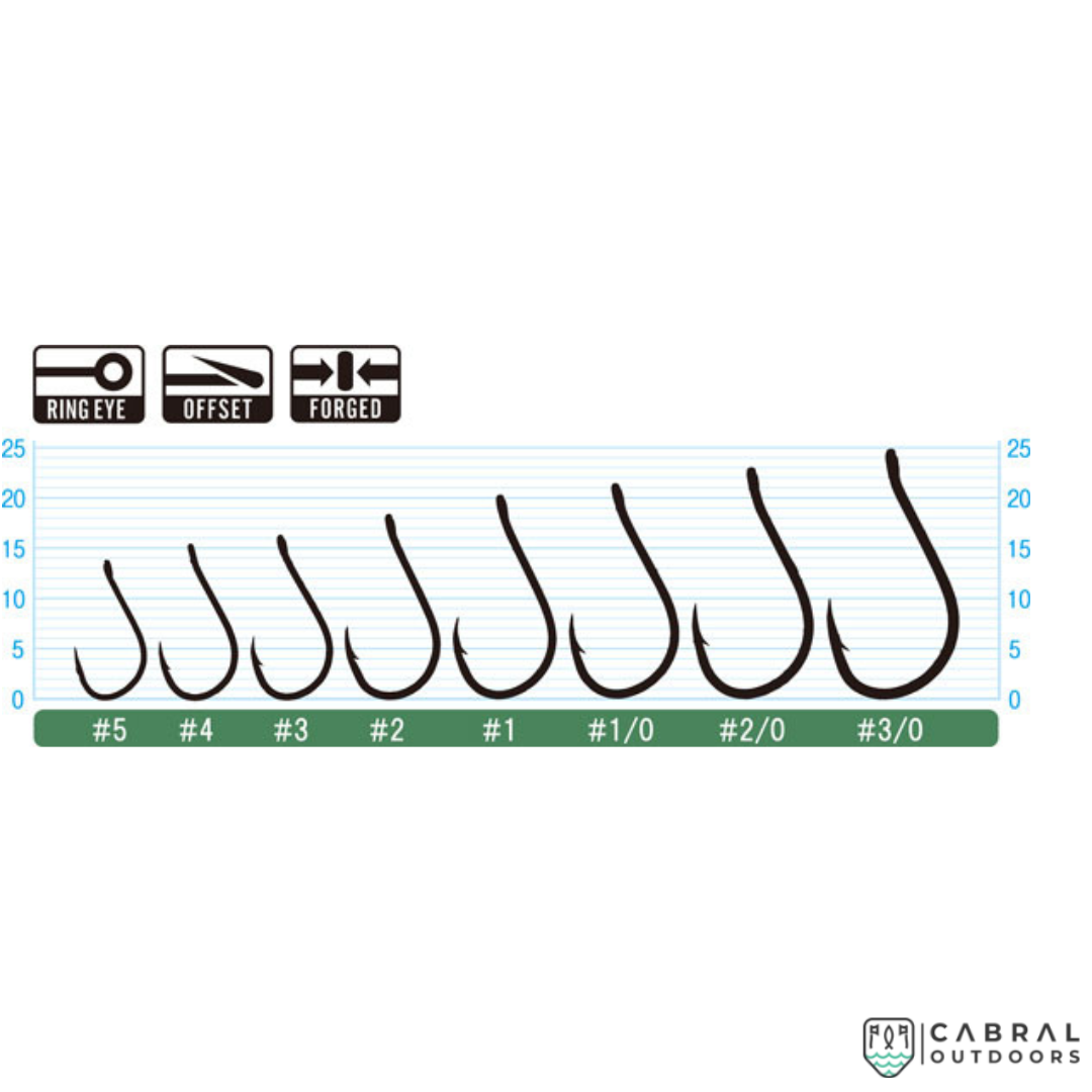 Owner Chinu with Eye Hook 50355 | Size: 3-3/0 Hooks Owner Cabral Outdoors