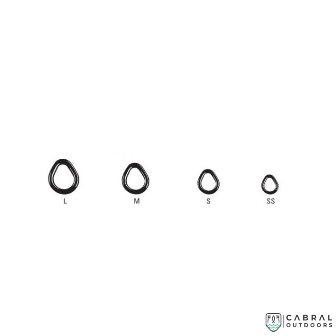Mustad MA106 Teardrop Ring | Size: SS-L Hooks Mustad Cabral Outdoors