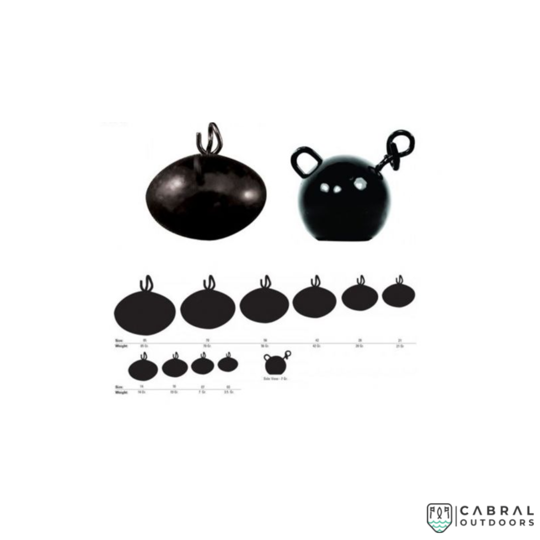 Mustad Fastach Football Weight FTFW-BP | Weight: 28-85g sinker Mustad Cabral Outdoors