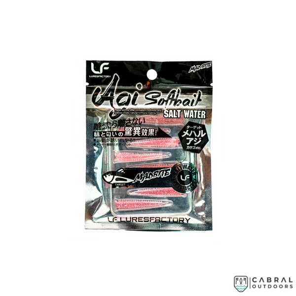 Lures Factory Aji Softbaits Pele | Size:3.8cm | 1g  Worm  Lures Factory  Cabral Outdoors  