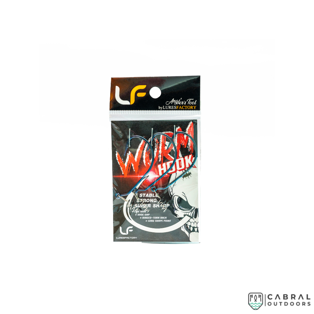 Lure Factory Spring Keeper Hook, Size 3/0-1/0 | 3 per pack Worm hook Lures Factory Cabral Outdoors