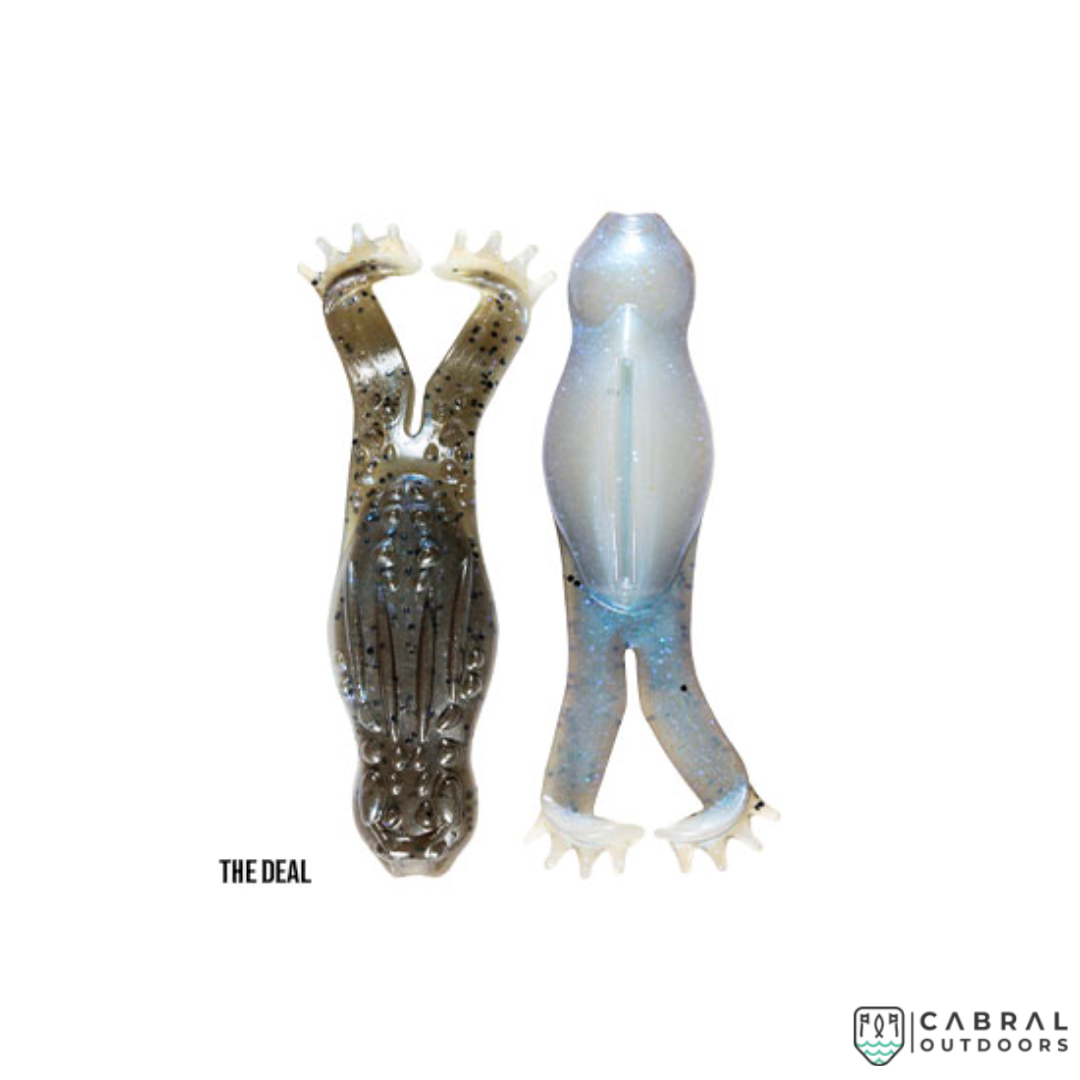 Zman Goat ToadZ™ 10X Tough ElaZtech® 4inch/10cm | Pack of 3pcs Craws Zman Cabral Outdoors