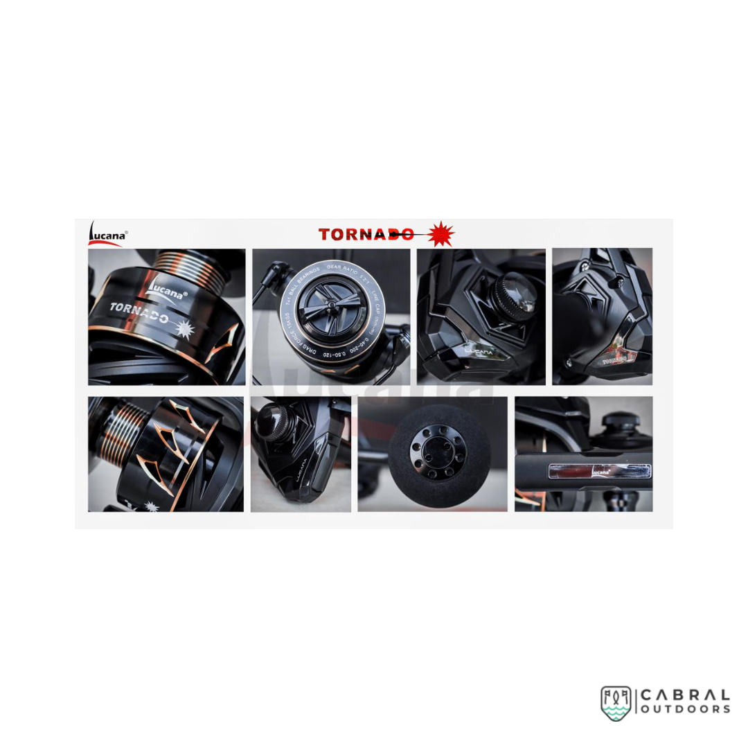 Lucana Tornado TD4000-6000 Spinning reel Spinning Reels Lucana Cabral Outdoors