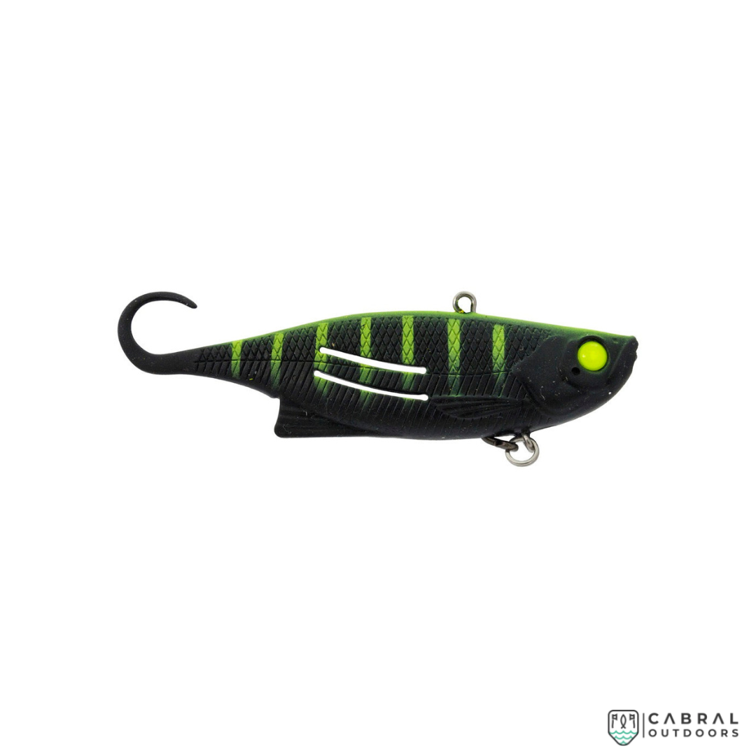 Zerek Weedless Fish Trap Soft Lures | 95mm | 18g | #2/0 Vib Tail Zerek Cabral Outdoors