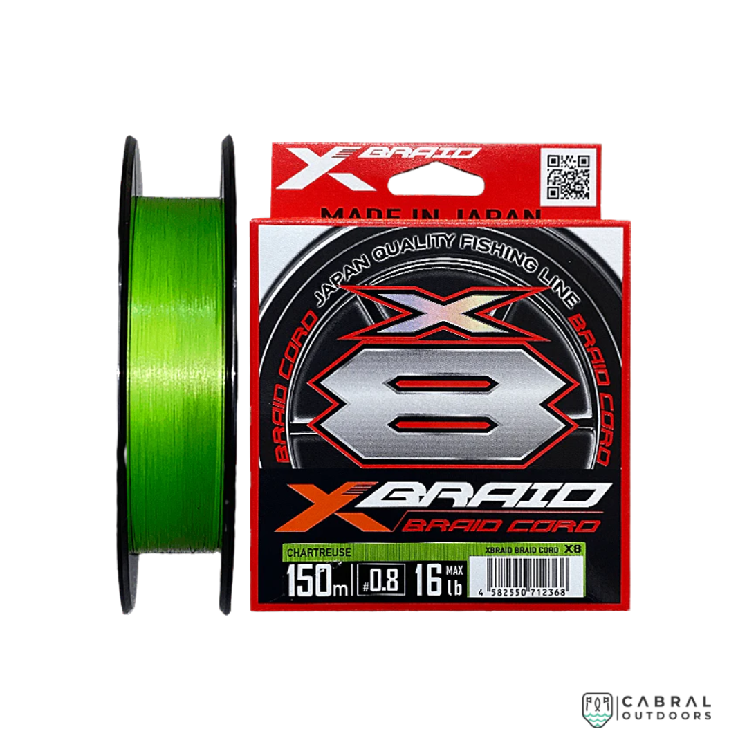 YGK X-Braid Cord X8 Braided Line | 150-300m Braided Line YGK Cabral Outdoors