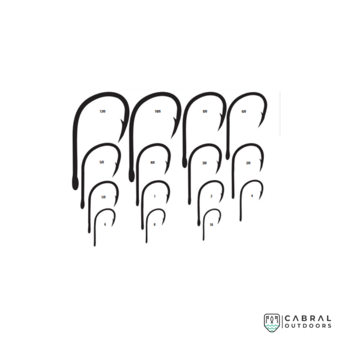 Mustad 10829NP Big Gun Fishing Hook -Black Nickel Hooks Mustad Cabral Outdoors