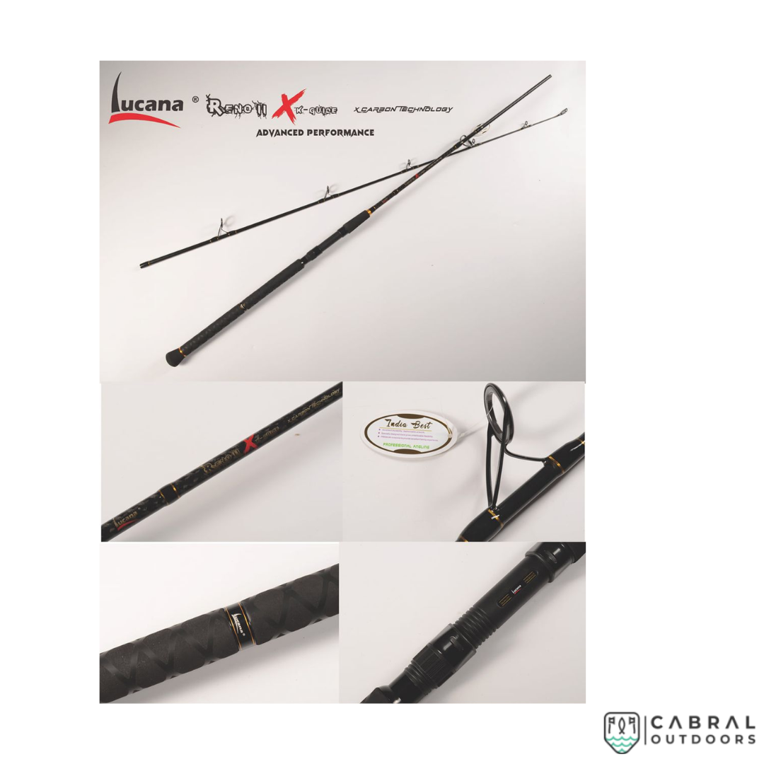 Lucana Reno II 8-9ft Spinning Rod, Cabral Outdoors