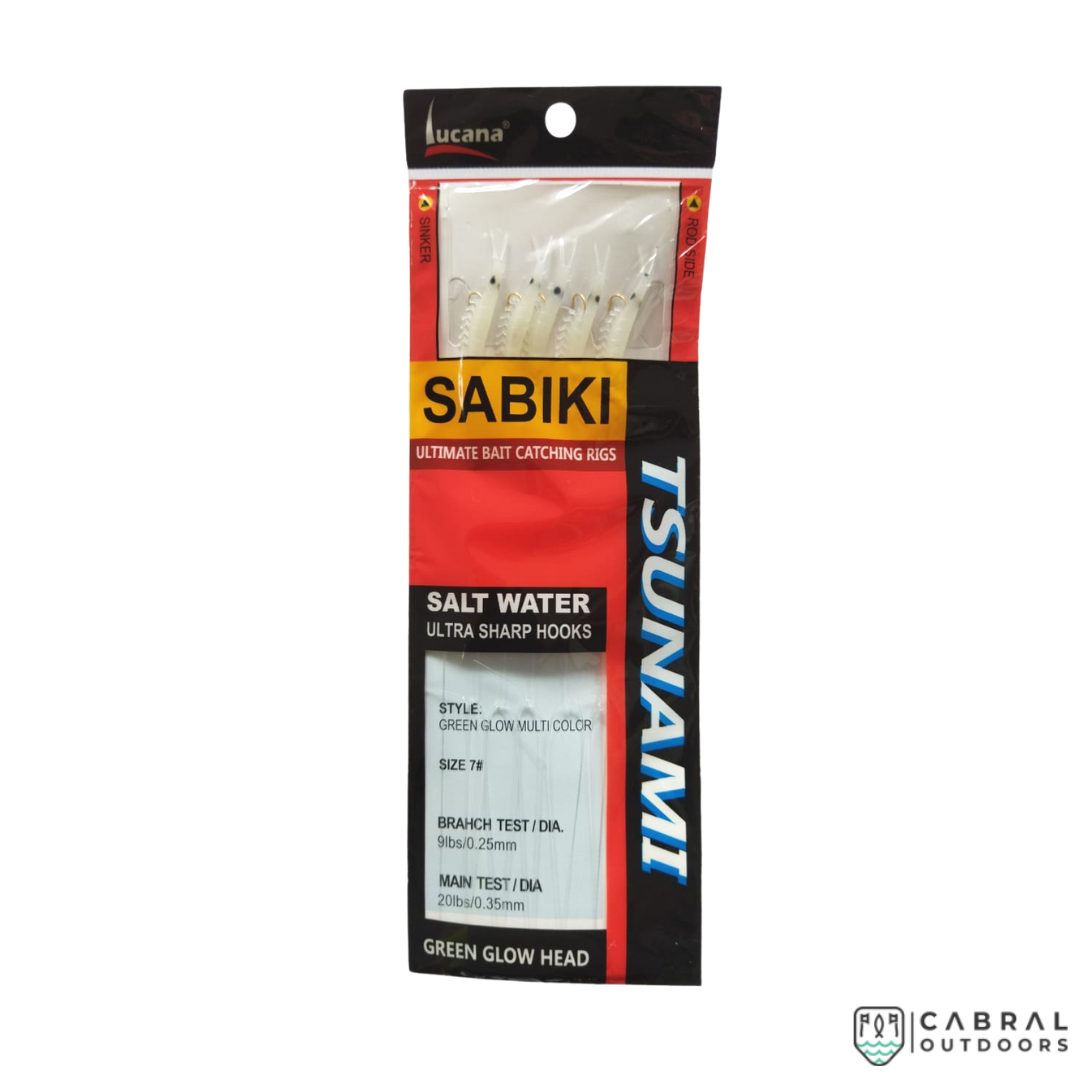 Lucana Tsunami Sabiki Hook Rigs | Size: 7-14  sabiki  Lucana  Cabral Outdoors
