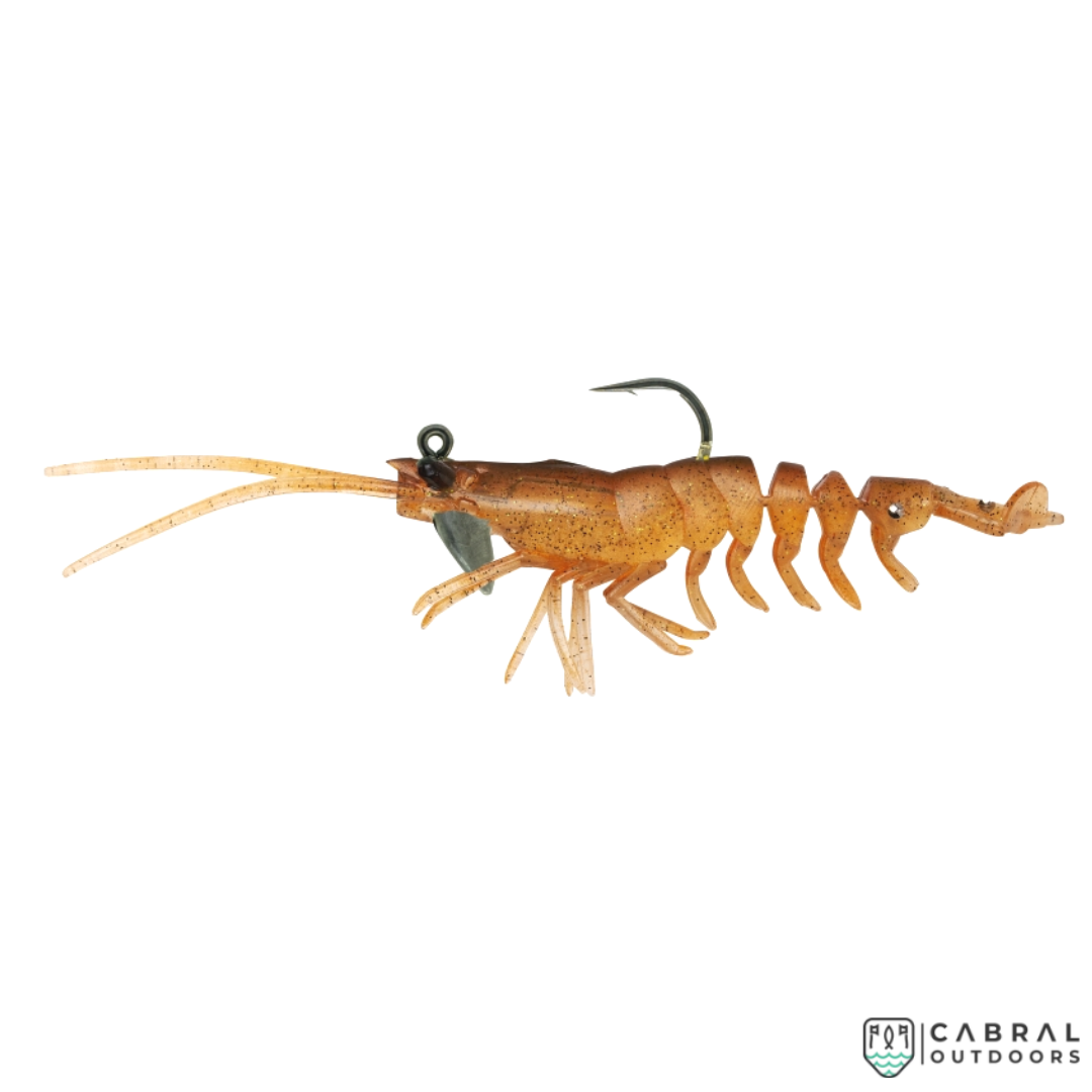Savage Gear 3D Shrimp | Pack of 2 | Size: 3.5"-5" Shrimp Savage Gear Cabral Outdoors