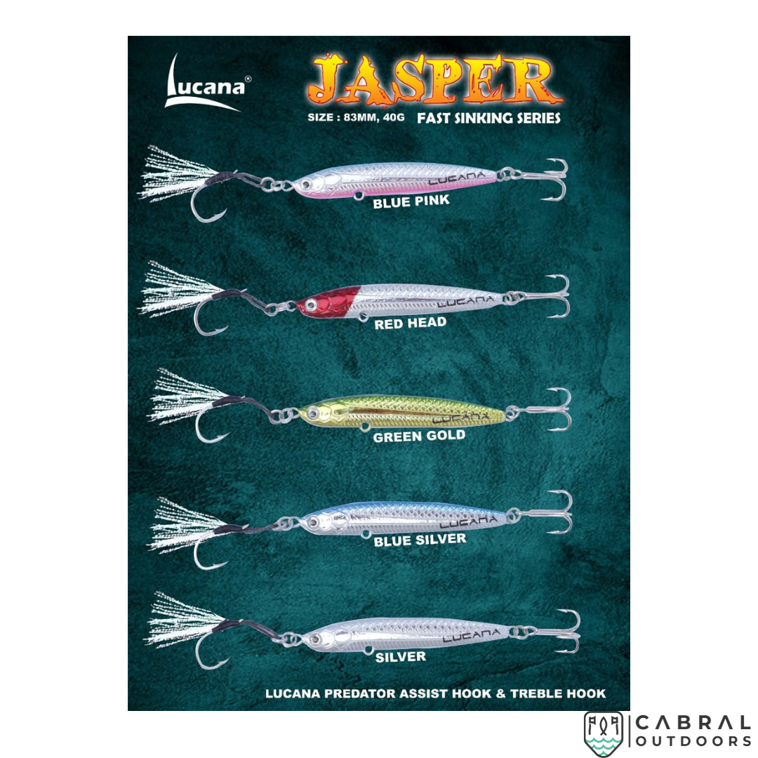 Lucana Jasper Jig 8.3cm | 40g Jigs Lucana Cabral Outdoors