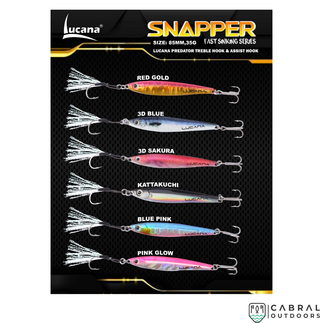 Lucana Snapper Jig 8.5cm | 35g Jigs Lucana Cabral Outdoors