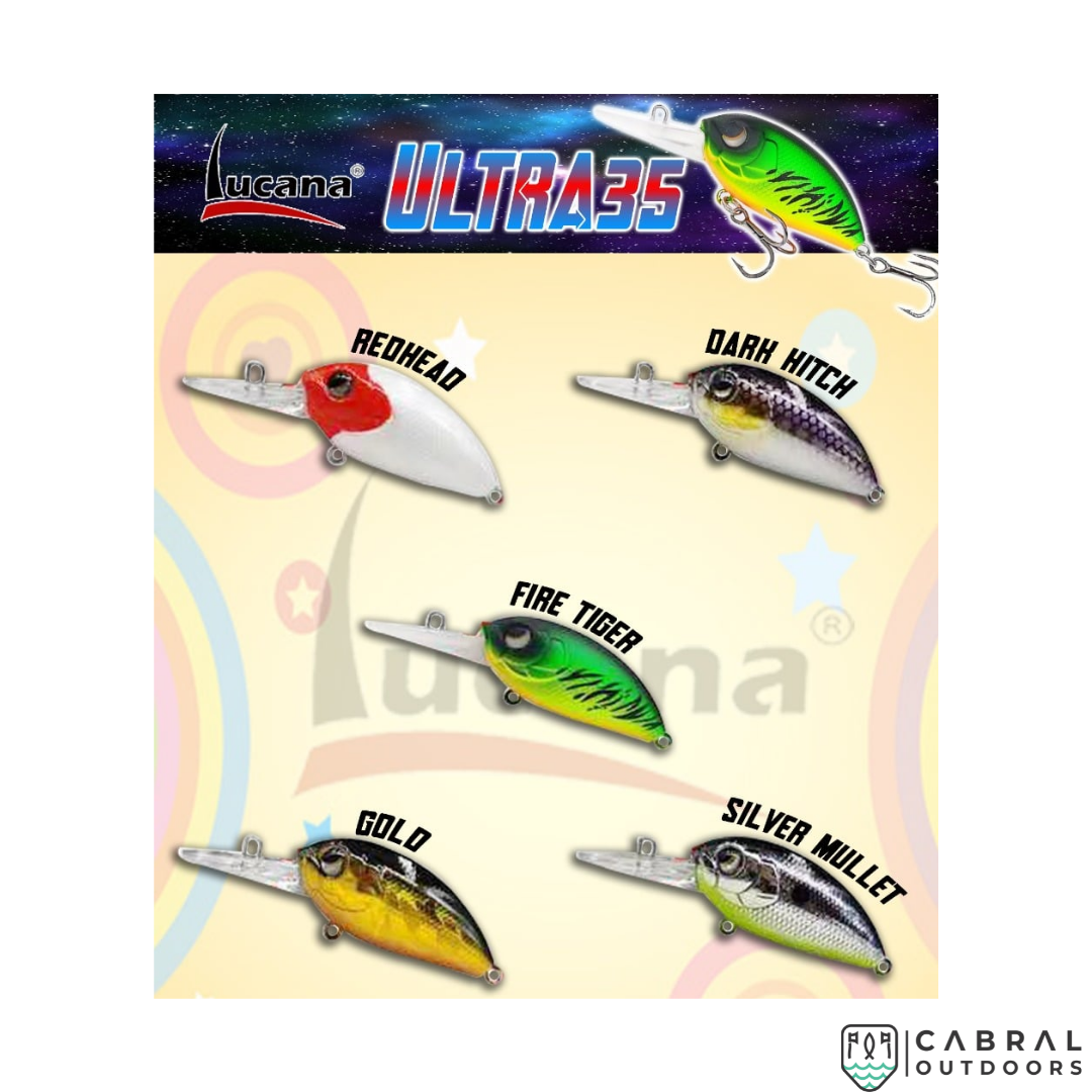 Lucana Ultra 35 Minnow Hard Lure | Size: 3.5cm | 4.5g Hard Lure Lucana Cabral Outdoors