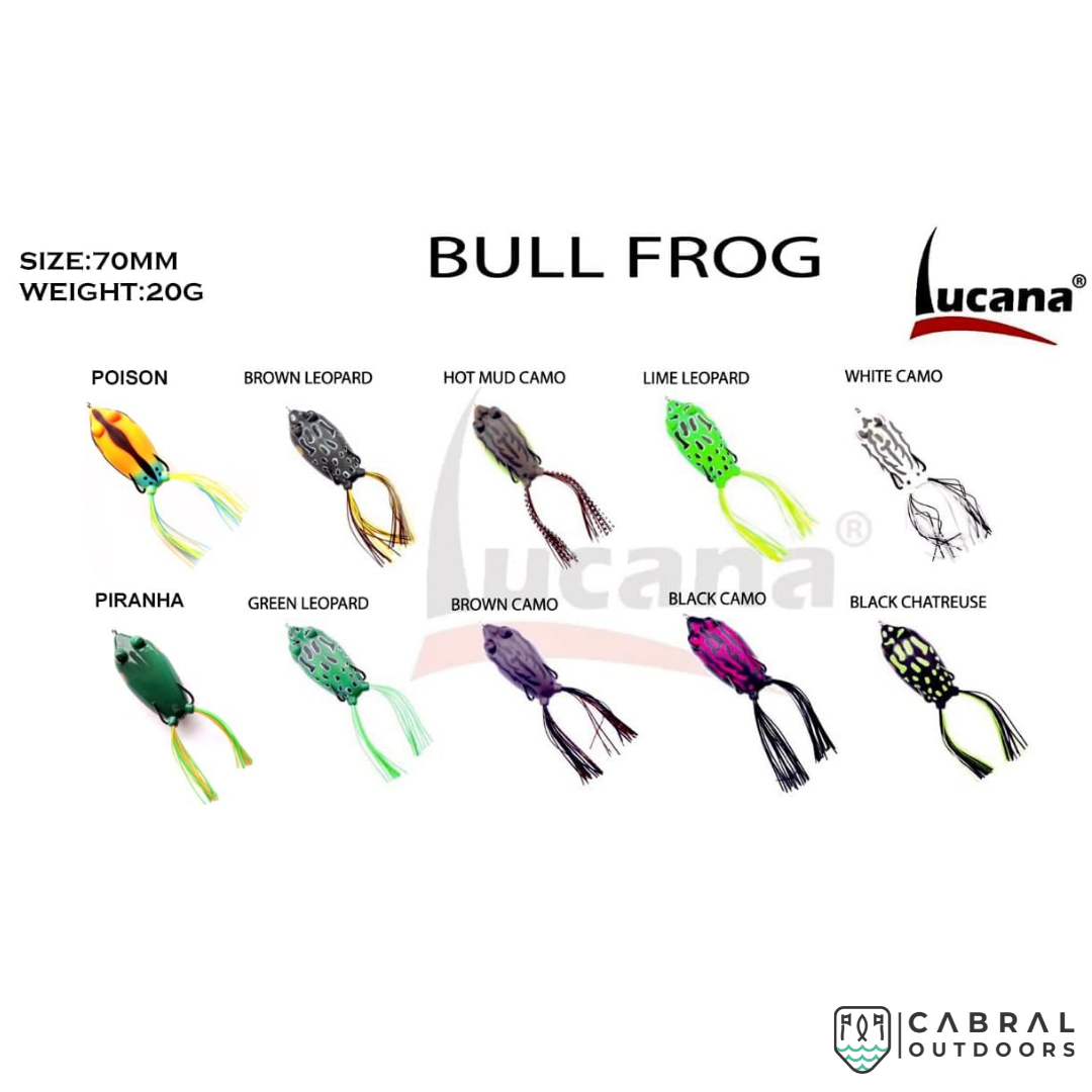 Lucana Muller Frog Lure 7cm, 21g, Cabral Outdoors