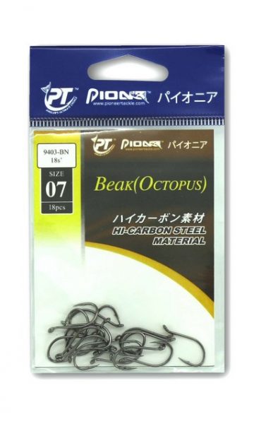 Pioneer Beak (Octopus) hooks | 9403-BN Carp Hooks Pioneer Cabral Outdoors