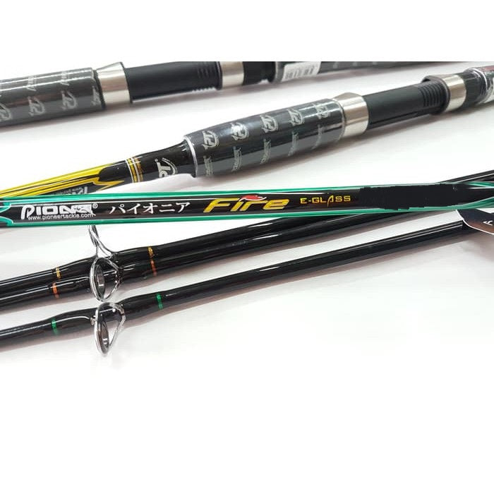 Pioneer Fire E-Glass 6ft -10ft Spinning Rod