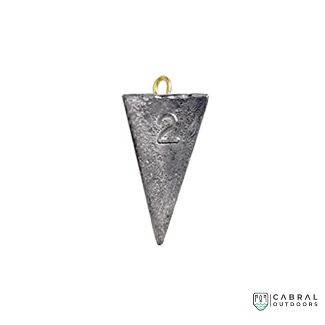 Pyramid Lead Sinker 34-83g | Pack of 2 Pyramid sinker Generic Cabral Outdoors