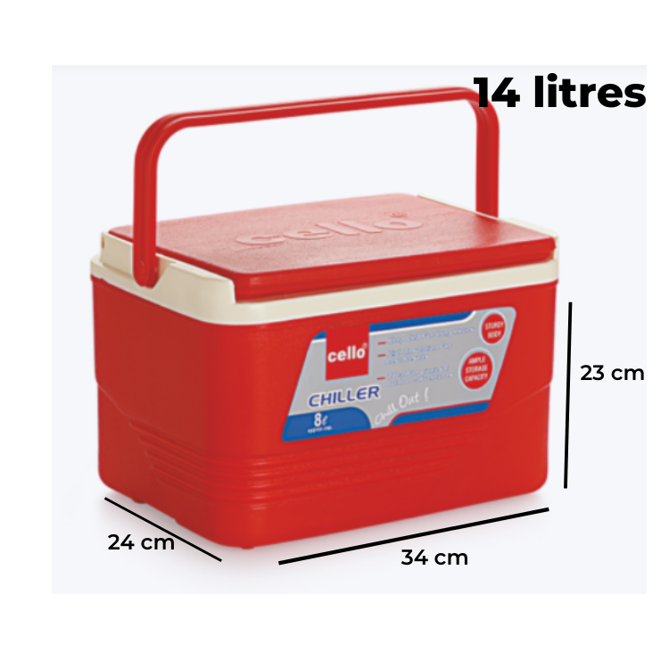 Cello Chiller Size 3 ltr, 8ltr and 14ltr | 1pc/pkt Chiller Cello Cabral Outdoors