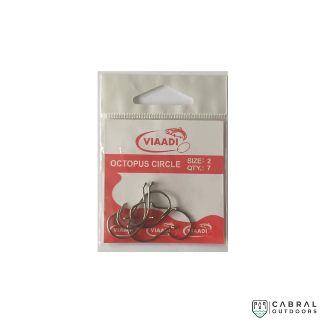 Viaadi Octopus Circle Hooks | Size: 1-8/0 Hooks Viaadi Cabral Outdoors