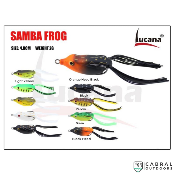 Lucana Samba Frog Lure 4.8cm | 7g  Rubber Frog  Lucana  Cabral Outdoors  