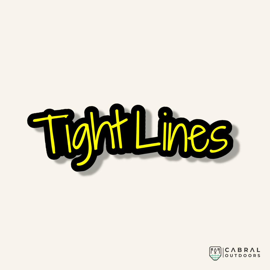 Tight Lines-2 Sticker stickers WaveTheory Cabral Outdoors