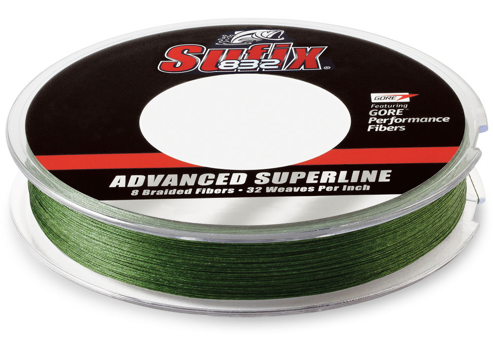 Sufix 832 Advanced Superline 250M |Vis Green Braided Line Sufix Cabral Outdoors