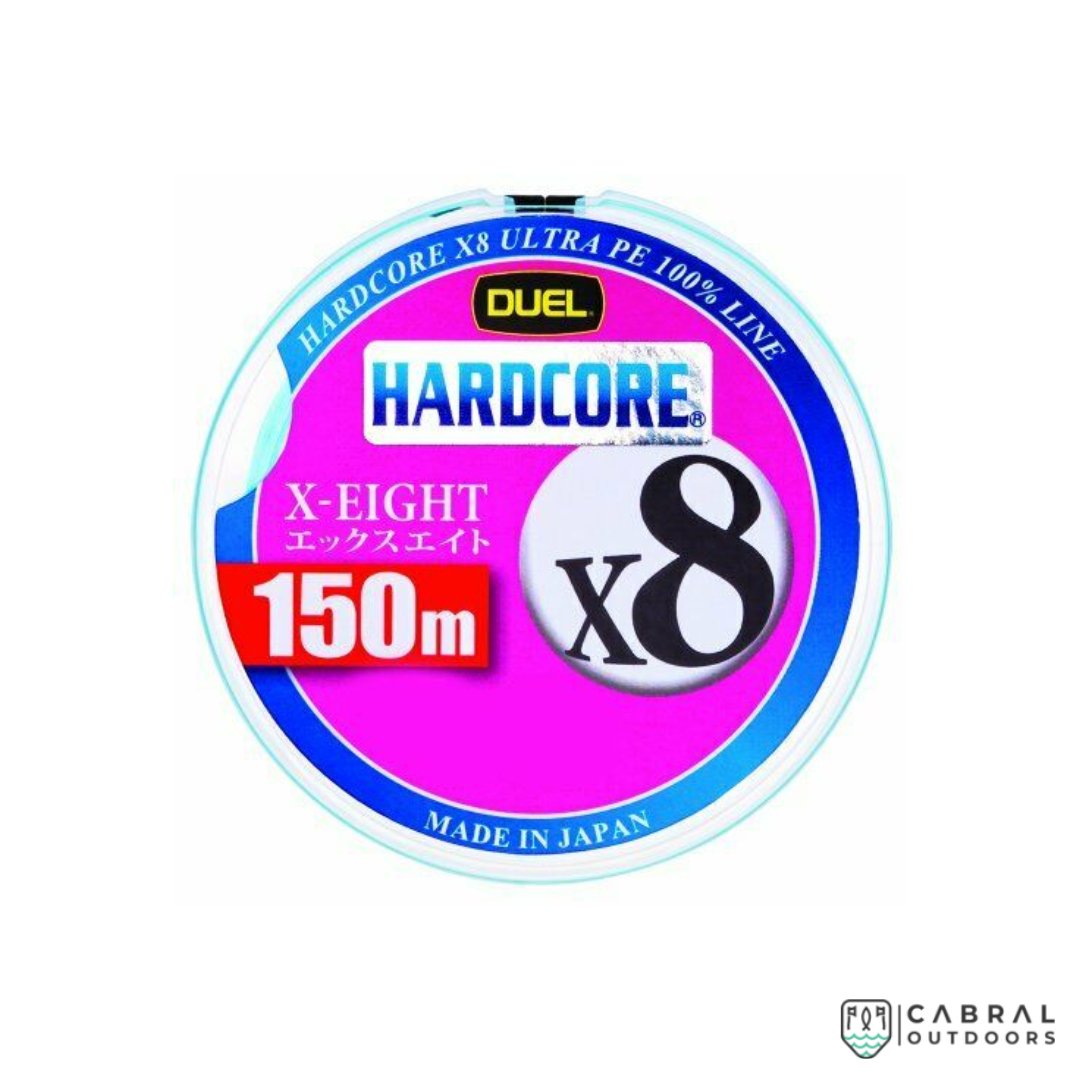 Duel Hardcore X8 Braided Line | 150-300m Braided Line Duel Cabral Outdoors