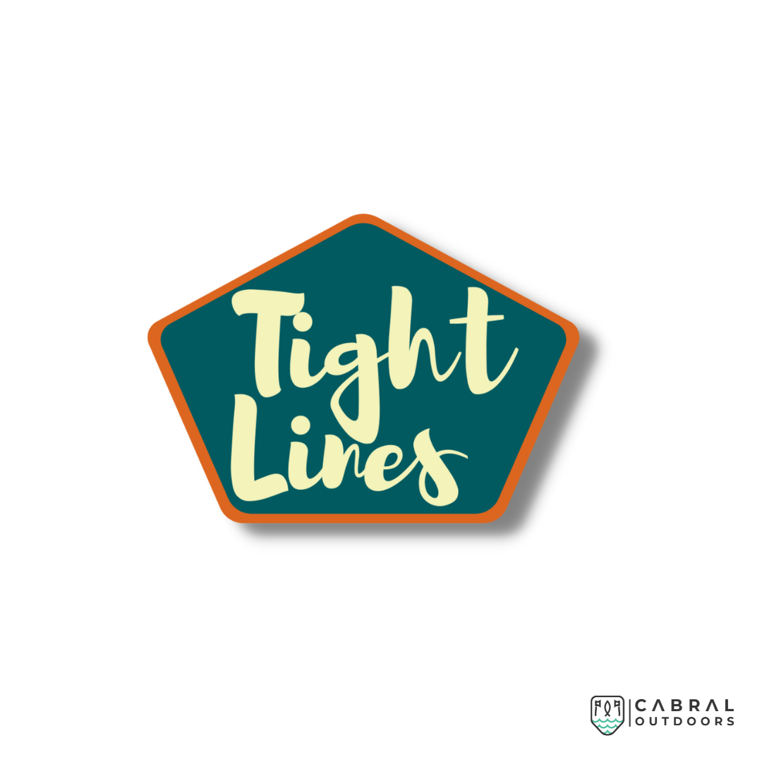 Tight Lines -1 Sticker stickers WaveTheory Cabral Outdoors