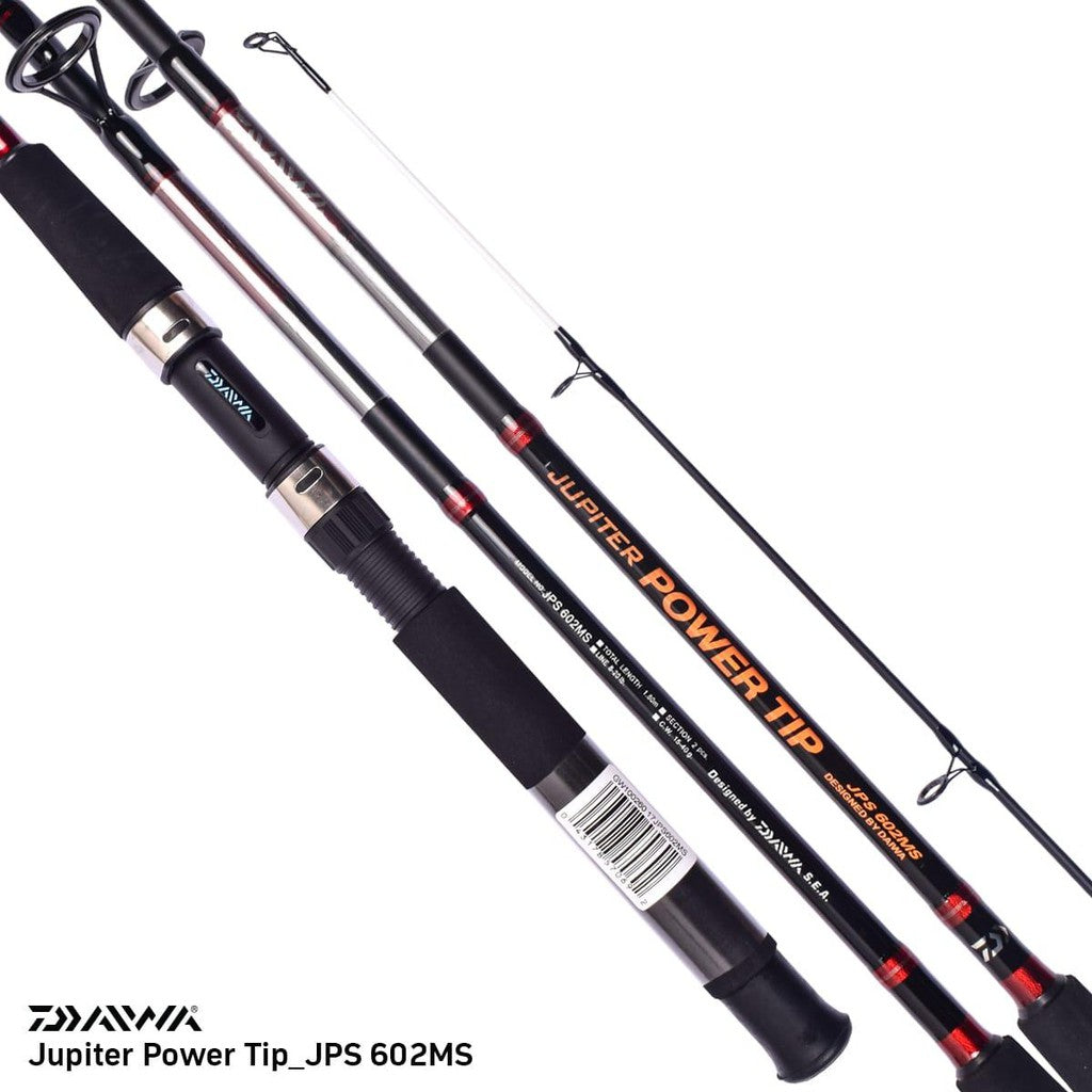 Daiwa Jupiter Power Tip Matt Black 7ft -10ft Spinning Fishing Rod Spinning Rods Daiwa Cabral Outdoors Daiwa Jupiter Power Spinning Rod | Elite Performance for Anglers