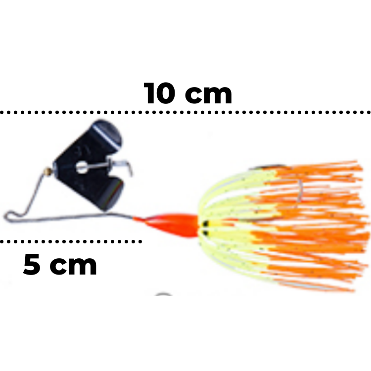 Lure Factory MEGAFROX Battle Buzz Spinner 14g | 10 cm | size 3/0 | 1pcs/pkt Buzz Baits Lures Factory Cabral Outdoors