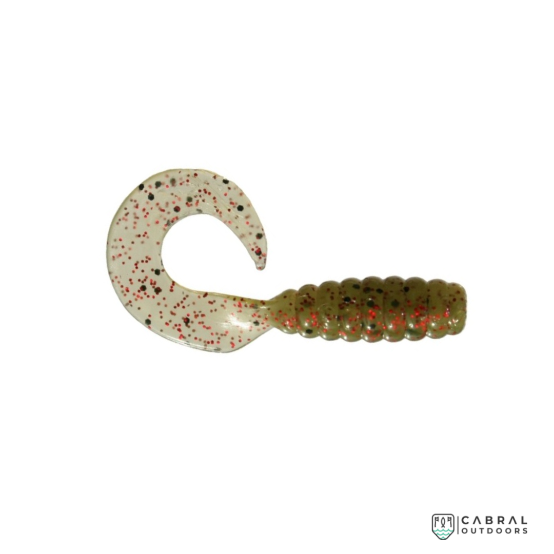 Zman GrubZ 2.5 inch | 1.91g | 8pcs/pkt Curly Tail Zman Cabral Outdoors