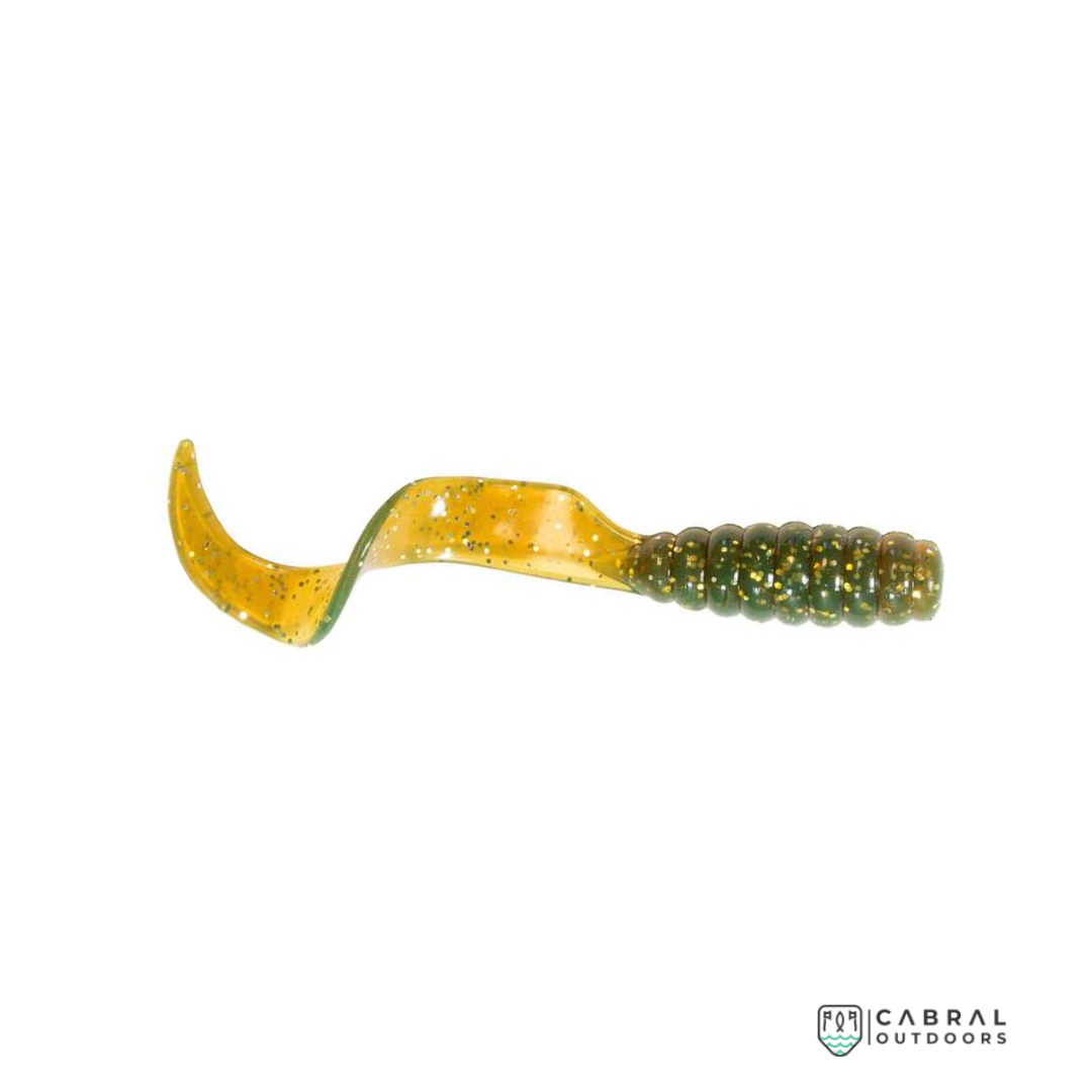 Zman GrubZ 2 inch | 1g | 8pcs/pkt Curly Tail Zman Cabral Outdoors