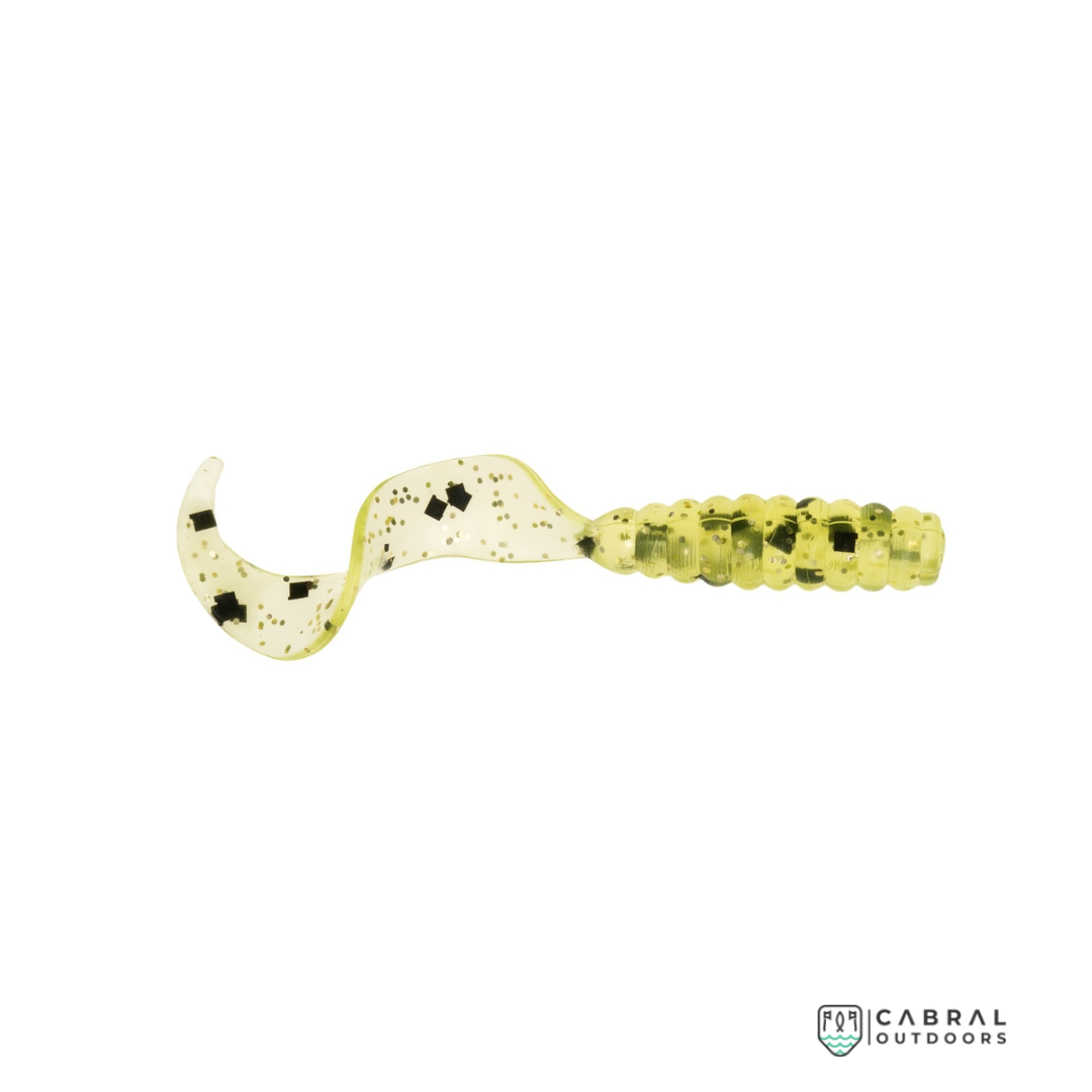 Zman GrubZ 2 inch | 1g | 8pcs/pkt Curly Tail Zman Cabral Outdoors