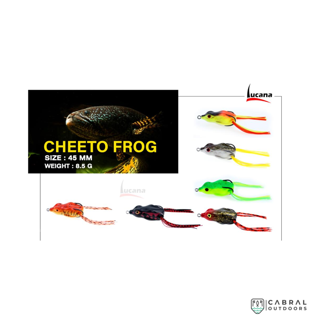 Lucana Cheeto Frog Lure | 12g Hollow Body Frog Lucana Cabral Outdoors